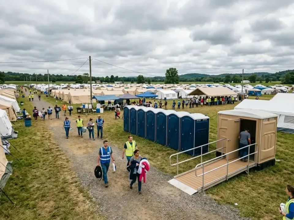 disaster-relief-camp-restrooms-010 — frequently asked questions, Dumpster & Portable Bathrooms Rental in Vista Center, NJ